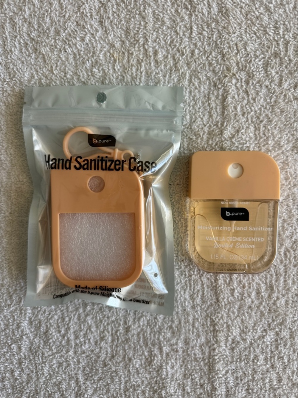 Dollar Tree b.pure Moisturizing Hand Sanitizer with Silicone Case
